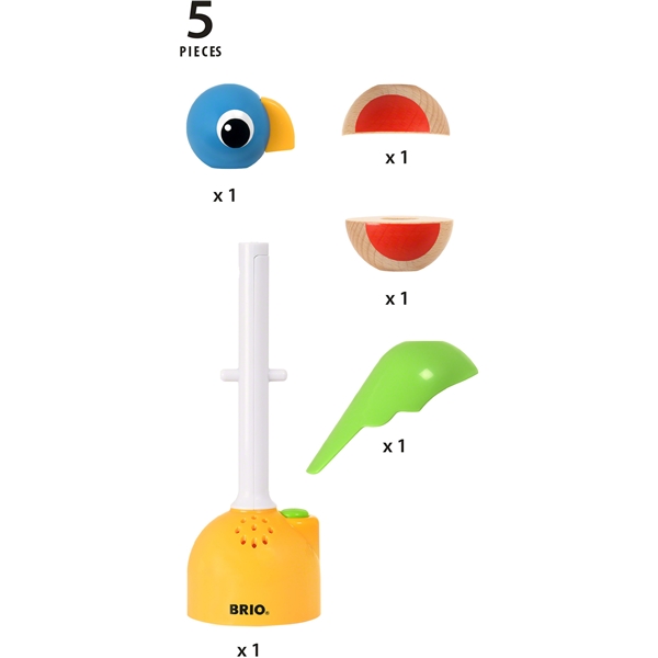 BRIO 30262 Leg og Lær Papegøje med Lydoptager (Billede 6 af 6)