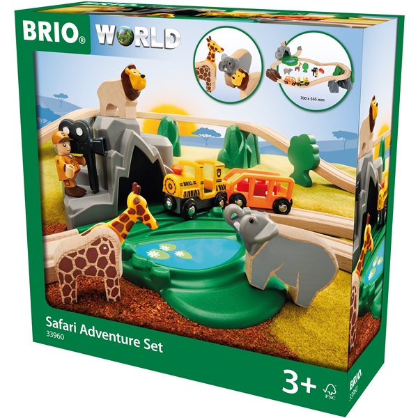 BRIO 33960 Safarieventyrsæt, Togbane (Billede 7 af 7)