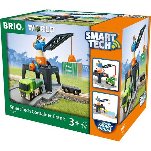 BRIO 33962 Smart Tech Containerkran (Billede 5 af 5)