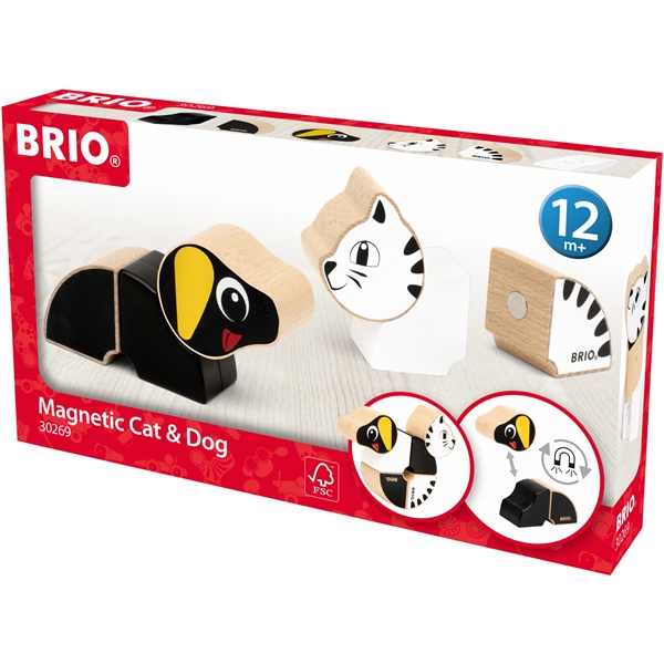 BRIO 30269 Magnetisk Gravhund og Kat (Billede 6 af 6)