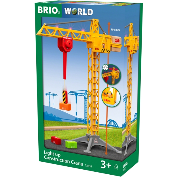 BRIO 33835 Byggekran med Lys (Billede 6 af 6)