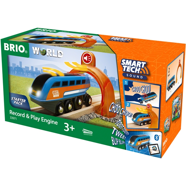 BRIO 33971 Smart Tech Lokomotiv med Lydoptager (Billede 7 af 7)