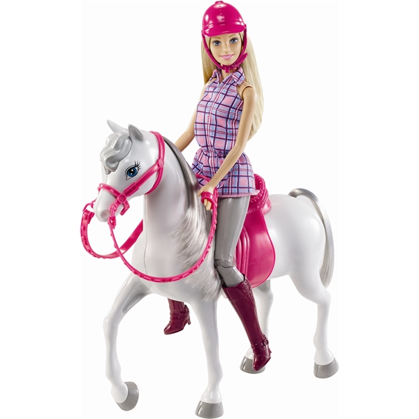 Barbie Rytter med - - Barbie Shopping4net