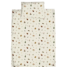 Spjälsäng - Beskow Nissebørnene Sengetøjssæt Beige