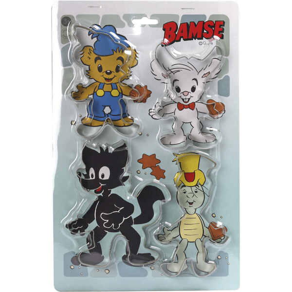 Bamse Bageforme 4 stk (Billede 1 af 2)