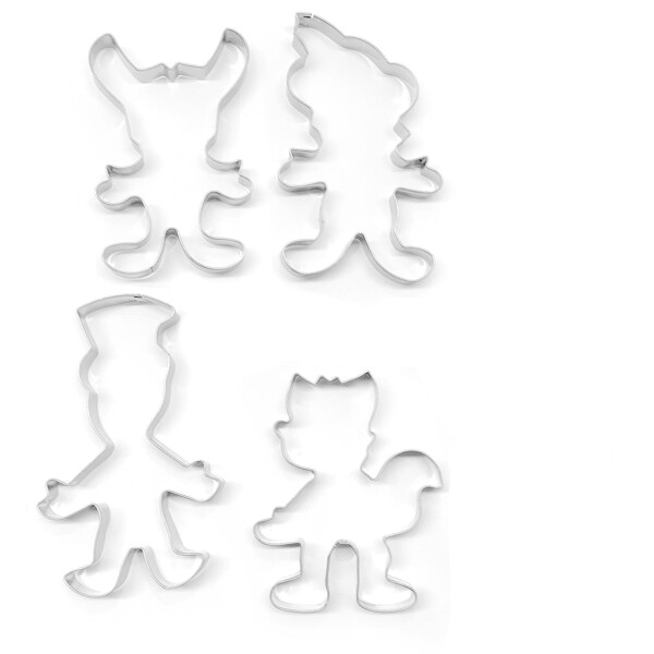 Bamse Bageforme 4 stk (Billede 2 af 2)