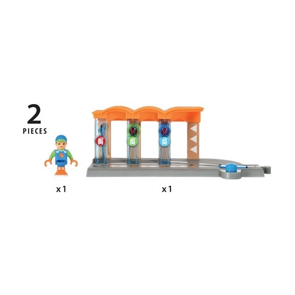 BRIO World 33874 Togvaskehal (Billede 5 af 5)