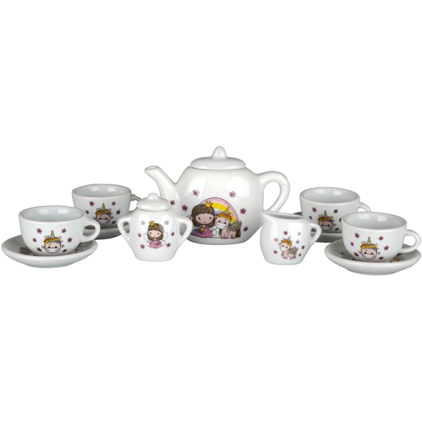 Barbo Classic Porcelain Tea Set 11 Dele (Billede 2 af 4)
