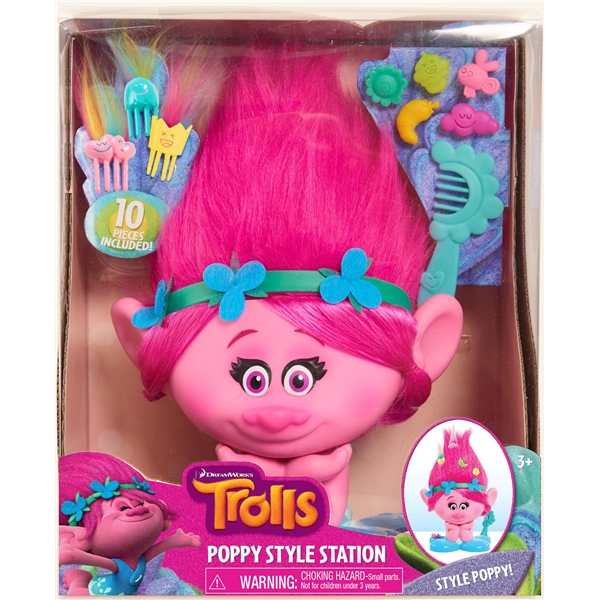 Trolls Poppy Styling Troll (Billede 3 af 4)