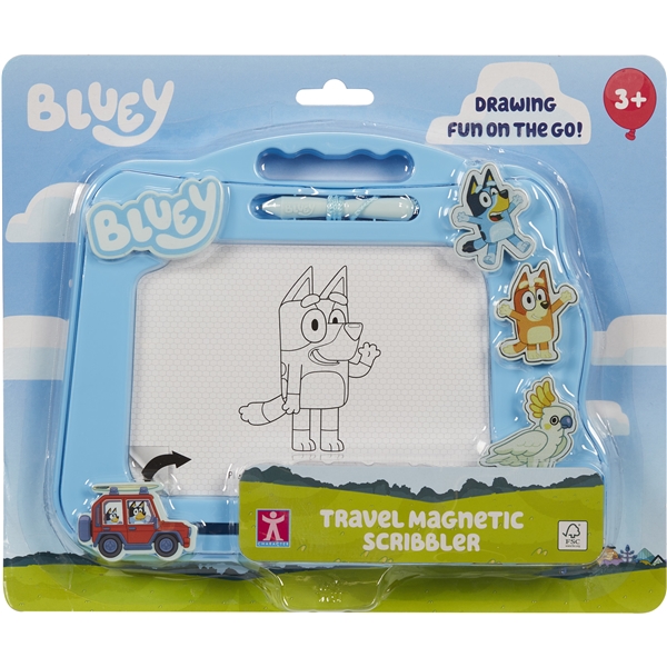 Bluey Travel Magnetic Scribbler (Billede 1 af 3)