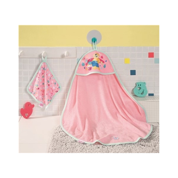 BABY born Bath Hooded Towel Set Baby Born BABY born