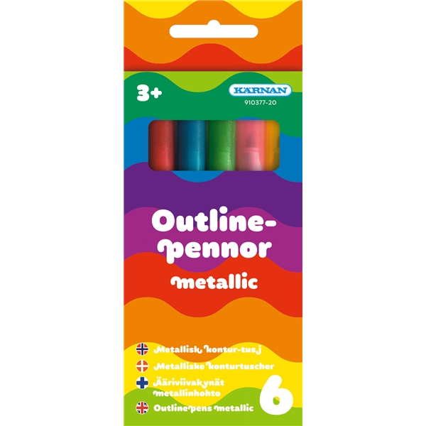 Outline-tuscher Metallic (Billede 1 af 2)