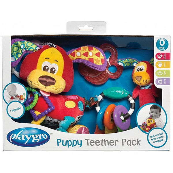Playgro Puppy Teether Pack (Billede 1 af 4)
