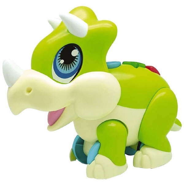 Dragon-I Triceratops Junior Megasaur Push & Play (Billede 1 af 3)