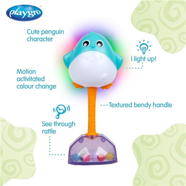 Playgro Light Me Up Penguin Rattle (Billede 5 af 6)