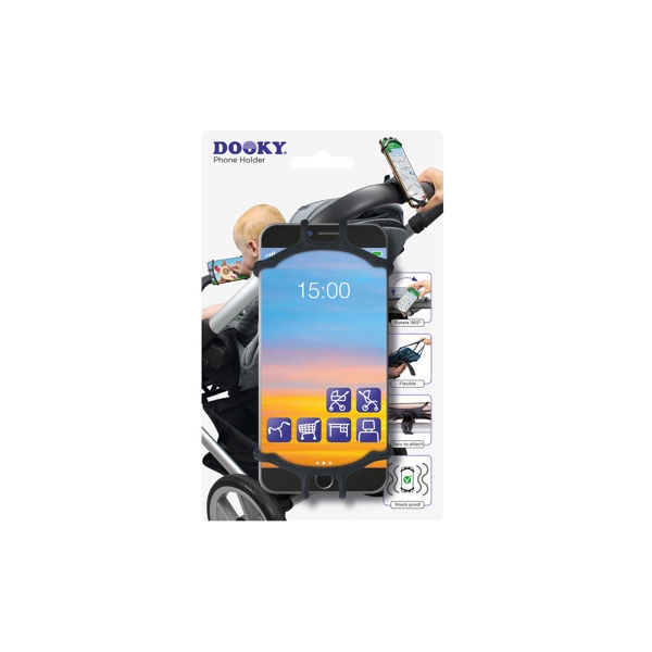Dooky Smartphone Holder Universal Sort (Billede 1 af 9)