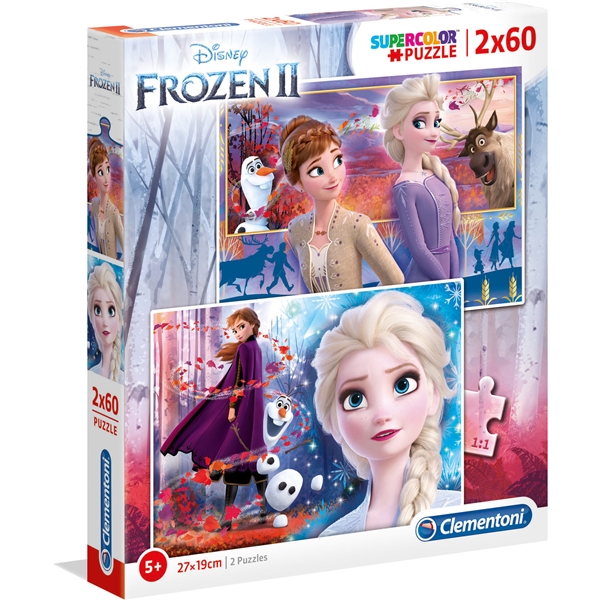 Puslespil Frozen 2 2 x 60