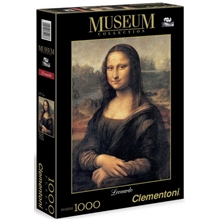 Puslespil 1000 Brikker Museum Leonardo Mona Lisa
