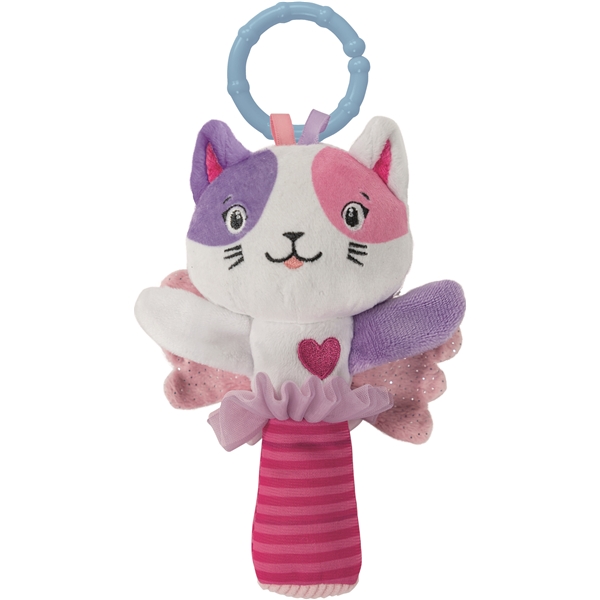 Clementoni Baby Soft Rattle Lovely Cat (Billede 1 af 4)