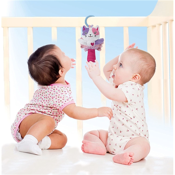 Clementoni Baby Soft Rattle Lovely Cat (Billede 4 af 4)