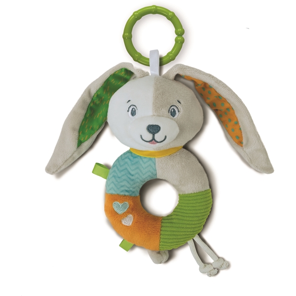 Clementoni Baby Soft Rattle Lovely Bunny (Billede 1 af 4)