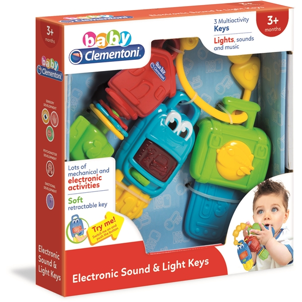 Clementoni Baby Electronic Keys (Billede 1 af 4)