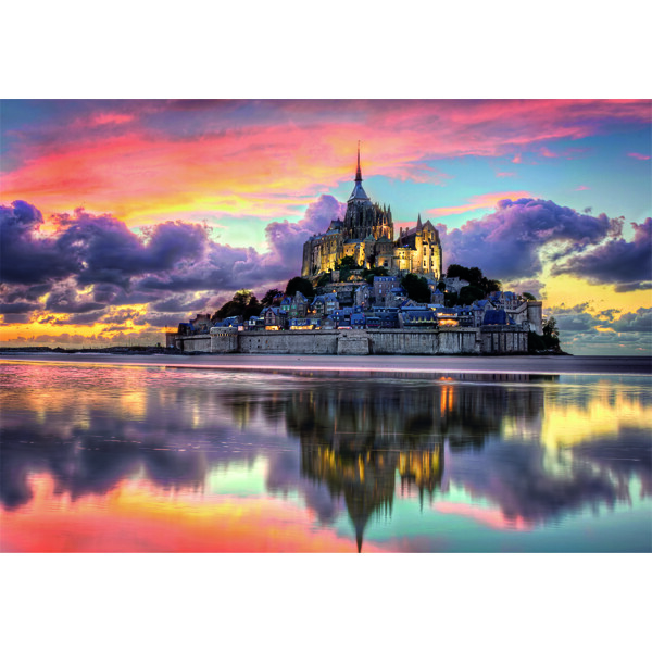 Puslespil 1000 Brikker CB Mont Saint-Michel (Billede 2 af 4)