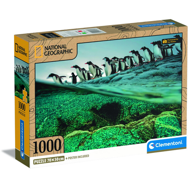 Puslespil 1000 Brikker CB Gentoo Pingviner (Billede 1 af 4)