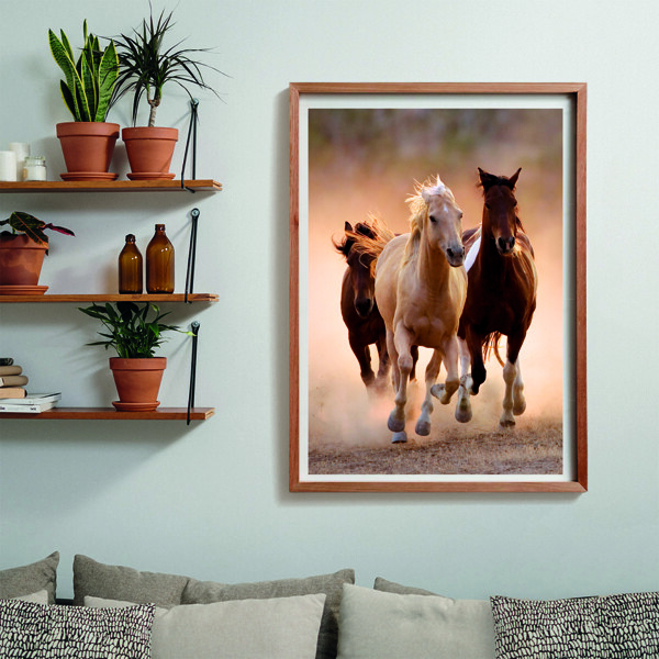 Puslespil 1000 Brikker CB Running Horses (Billede 3 af 3)