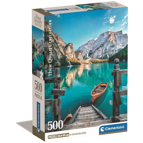 Puslespil 500 Brikker CB Braies Lake (Billede 1 af 2)