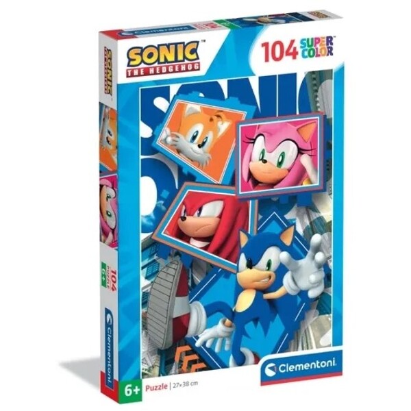 Puslespil 104 Brikker CB Sonic (Billede 1 af 3)