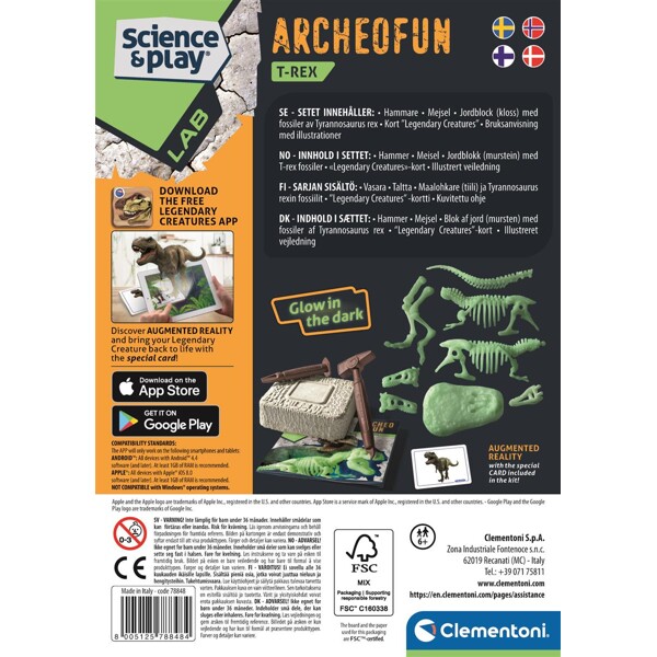 Science & Play: Grav Sæt T-Rex (Billede 3 af 3)