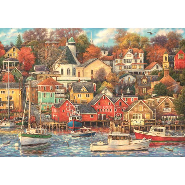 Puslespil 1500 Brikker CB Good Times Harbour (Billede 2 af 4)