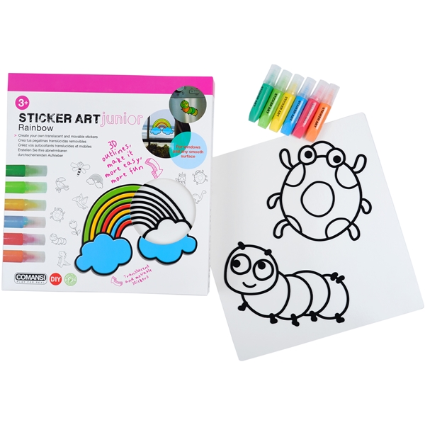 Sticker Art Junior - Rainbow (Billede 1 af 3)