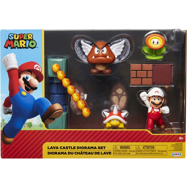 Super Mario Diorama Set Lava Slot (Billede 1 af 4)