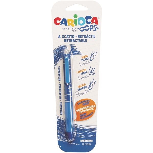 Carioca Kuglepen Der Kan Udviskes Blå (Billede 1 af 2)