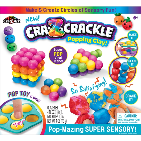 Crazart Crackle Clay Pop-Mazing Super Sensory Set (Billede 1 af 8)