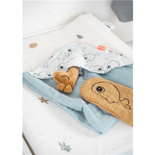 Done By Deer Changing Pad Sea Friends Beige (Billede 2 af 3)