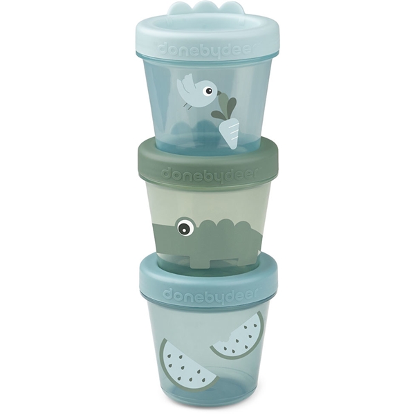 Done By Deer Baby Food Container Pakke med 3 stk. (Billede 1 af 3)