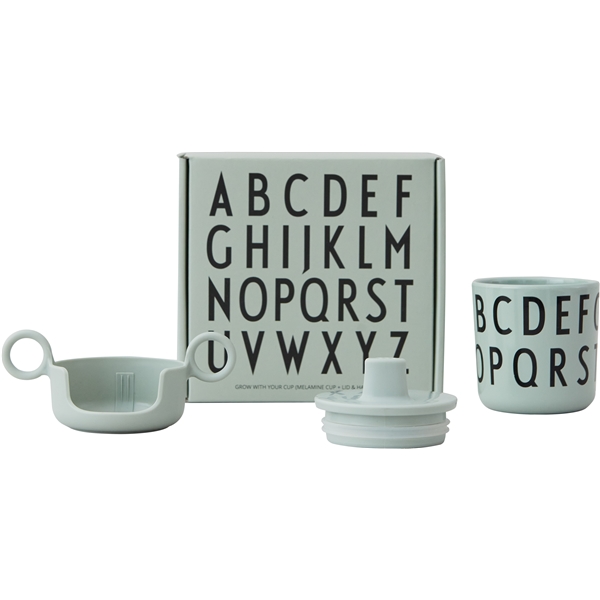Design Letters Grow With Your Cup ABC Green (Billede 1 af 6)