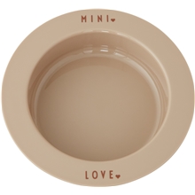 Design Letters Mini Favorit Dyb Tallerken Beige