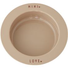 Beige - Design Letters Mini Favorit Dyb Tallerken