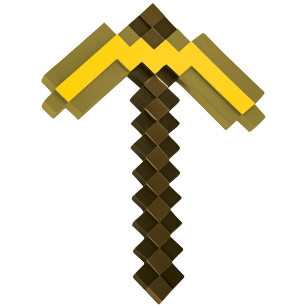 Disguise Minecraft Gold Pickaxe (Billede 1 af 2)