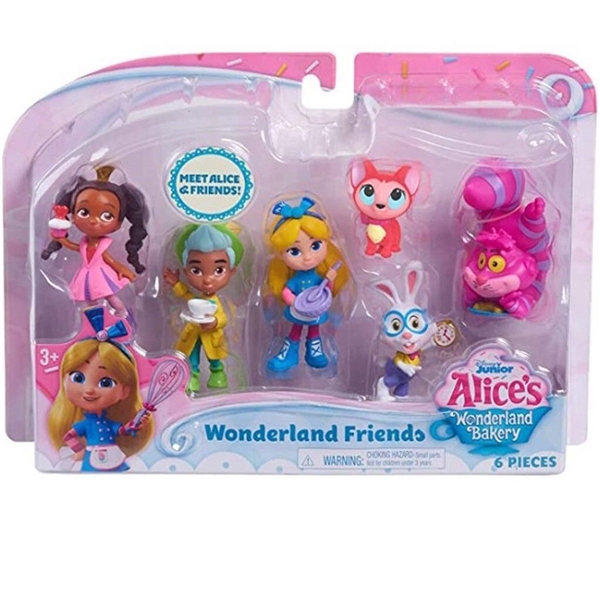 Alice's Wonderland Friends Pakke med 6 stk. (Billede 1 af 3)