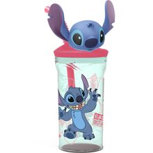 Stitch 3D Figur Krus m. Sugerør 360 ml