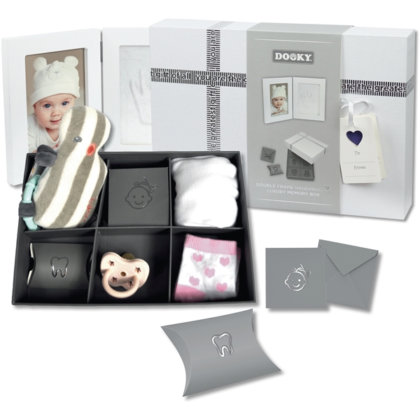 Dooky Gift Set Handprint, Frame & Memory Box (Billede 1 af 5)