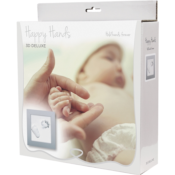 Dooky Happy Hands 3D Deluxe Silver Frame (Billede 1 af 2)