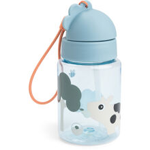 Done by Deer Sugerørflaske 280 ml Tiny Farm Blue