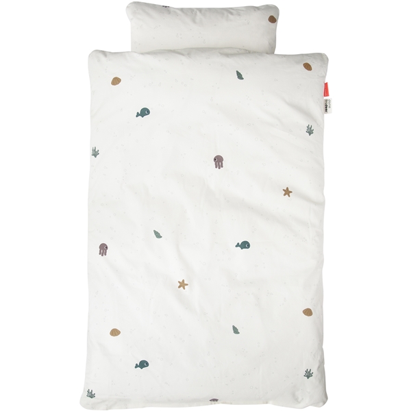 Done By Deer Bedlinen Baby Sea Friends Beige (Billede 1 af 3)