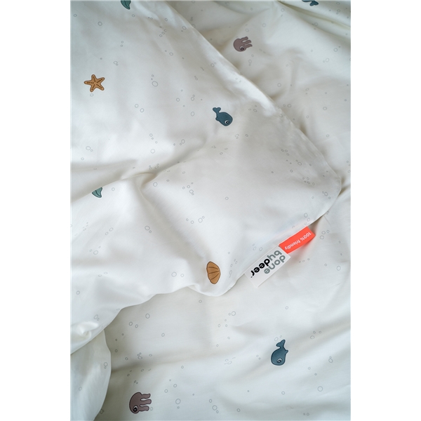 Done By Deer Bedlinen Baby Sea Friends Beige (Billede 2 af 3)